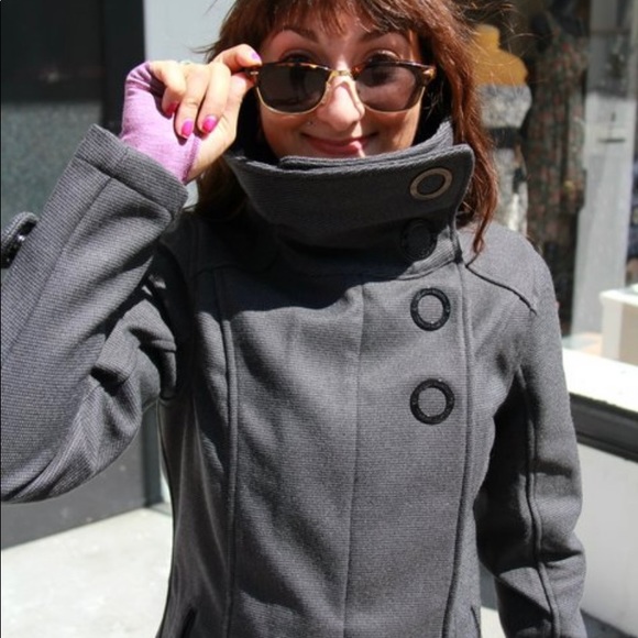 *rare* TWEED full length lululemon Audrey jacket - Picture 3 of 11